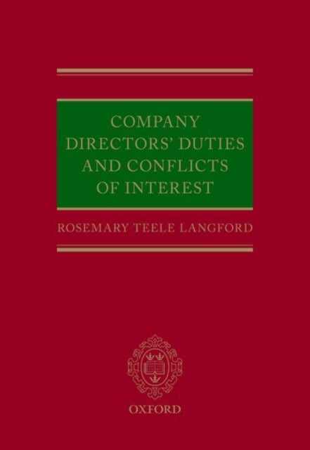 Company Directors' Duties and Conflicts of Interest