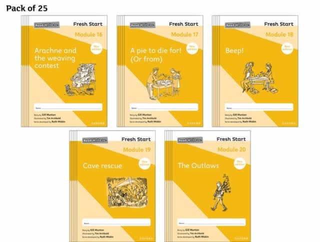 Read Write Inc. Fresh Start: 2024 Modules 16-20 - Pack of 25