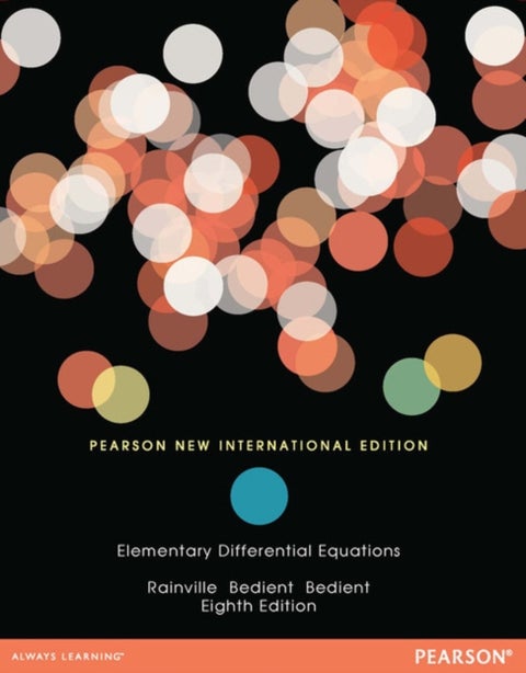 Elementary Differential Equations - Pearson New International Edition
