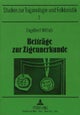 Beitraege Zur Zigeunerkunde