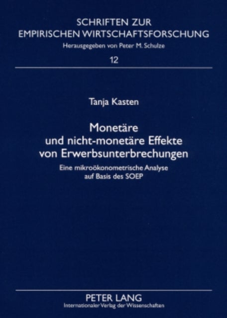 Monetaere Und Nicht-Monetaere Effekte Von Erwerbsunterbrechungen - Eine Mikrooekonometrische Analyse Auf Basis Des Soep