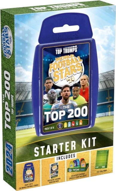 Kortspill Top Trump World Football Stars Starter Kit