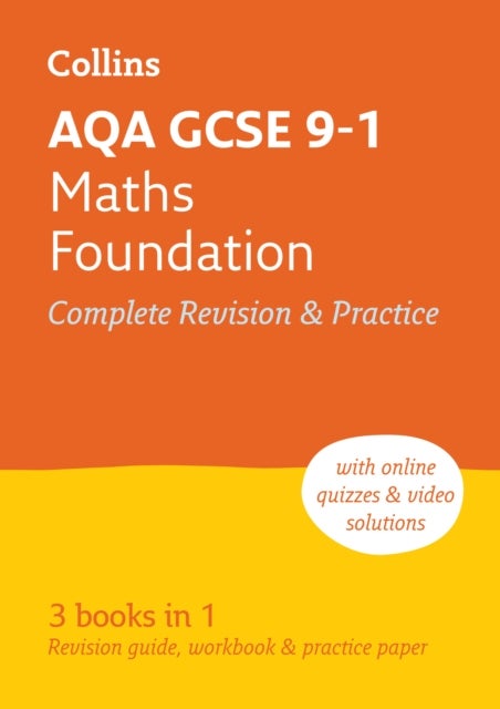 AQA GCSE 9-1 Maths Foundation All-in-One Complete Revision and Practice - Ideal for the 2026 and 2027 Exams Includes Online Edition, Quizzes and Video Solutions