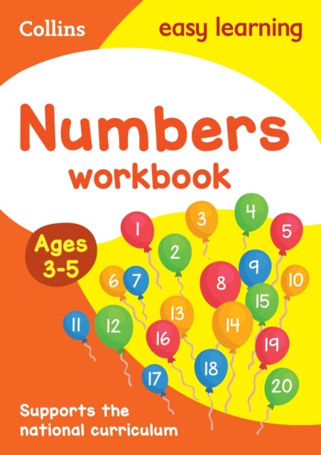 Numbers Workbook Ages 3-5 - Prepare for Preschool with Easy Home Learning