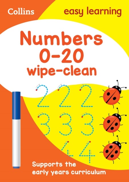 Numbers 0-20 Age 3-5 Wipe Clean Activity Book - Ideal for Home Learning