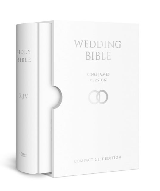 HOLY BIBLE: King James Version (KJV) White Compact Wedding Edition