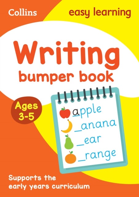 Writing Bumper Book Ages 3-5 - Ideal for Home Learning