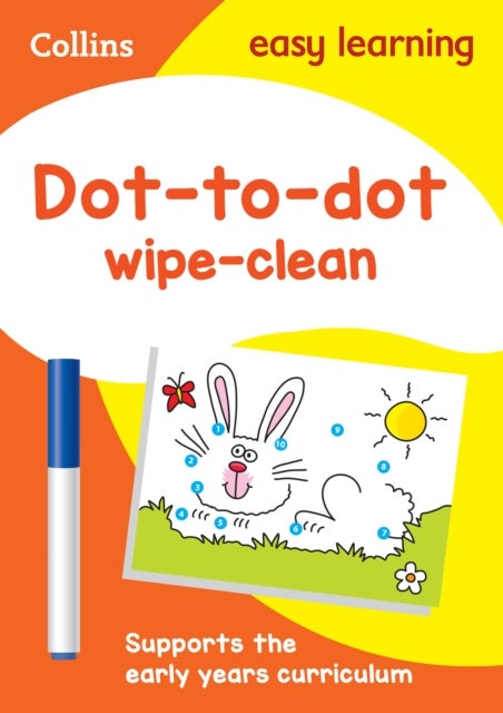 Dot-to-Dot Age 3-5 Wipe Clean Activity Book - Ideal for Home Learning