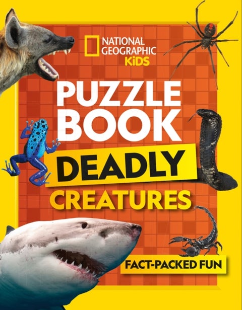 Puzzle Book Deadly Creatures - Brain-Tickling Quizzes, Sudokus, Crosswords and Wordsearches