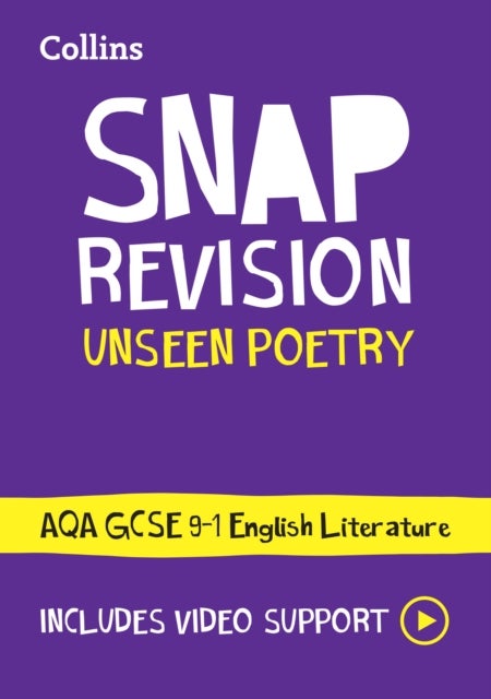 AQA Unseen Poetry Anthology Revision Guide - Ideal for the 2026 and 2027 Exams