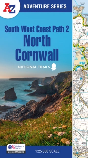 South West Coast Path 2 – North Cornwall - With Ordnance Survey Mapping