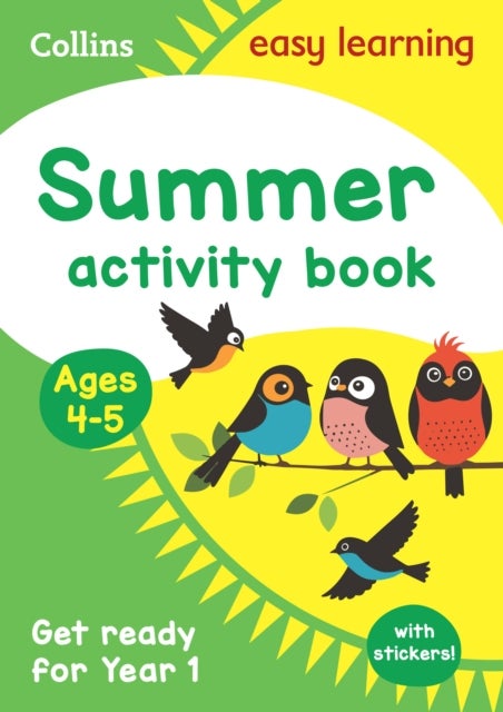 Reception to Year 1 Summer Activity Book with stickers