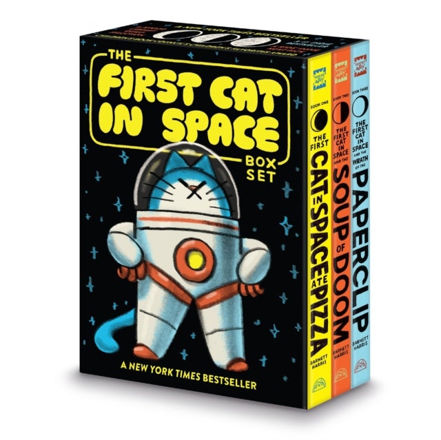 The First Cat in Space 3-Book Box Set - A Graphic Novel Collection: The First Cat in Space Ate Pizza, The First Cat in Space and the Soup of Doom, The First Cat in Space and the Wrath of the Paperclip