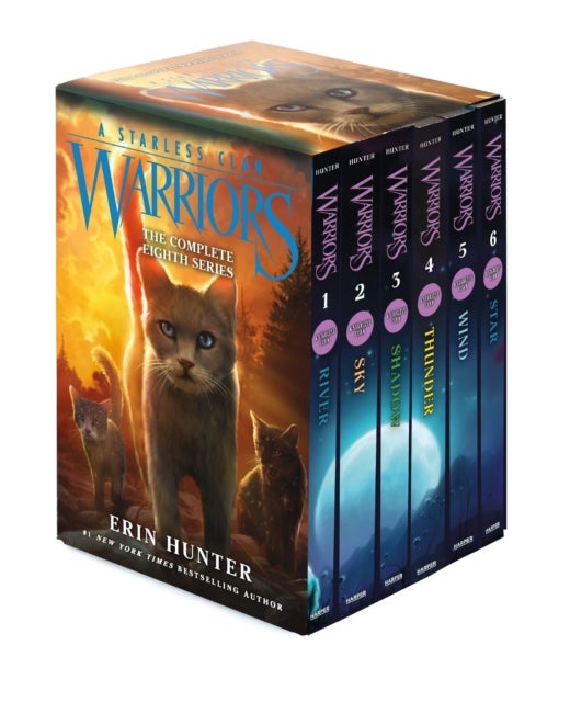 Warriors: A Starless Clan Box Set: Volumes 1 to 6 - A Starless Clan #1: River, A Starless Clan #2: Sky, Starless Clan #3: Shadow, A Starless Clan #4: Thunder, A Starless Clan #5: Wind, A Starless Clan #6: Star