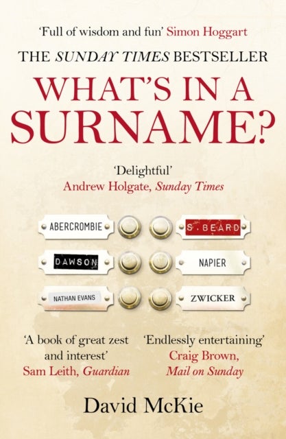 What's in a Surname? - A Journey from Abercrombie to Zwicker