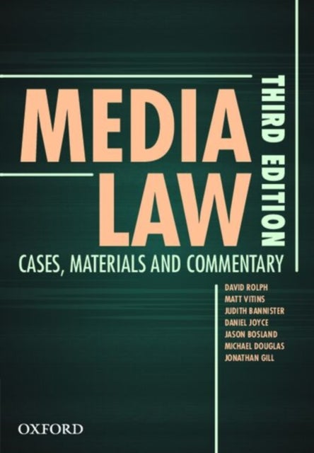 Media Law - Cases, Materials and Commentary