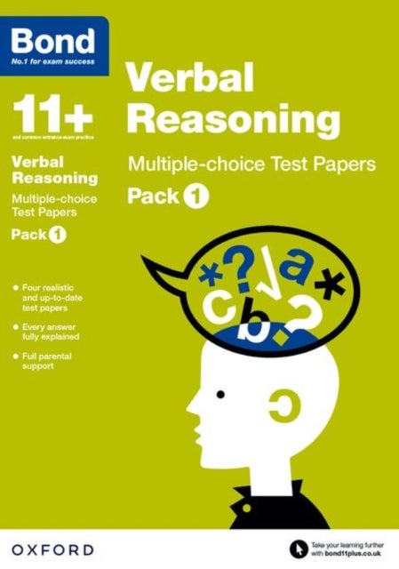 Bond 11+: Verbal Reasoning: Multiple-choice Test Papers (for GL Assessment & other 11 plus exams) - Pack 1