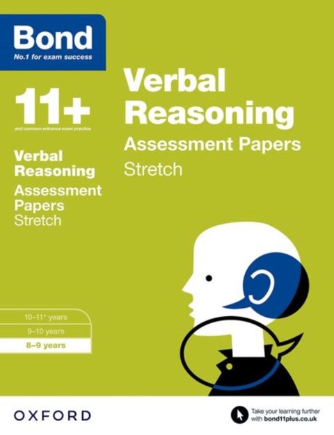 Bond 11+: Verbal Reasoning: Stretch Papers - 8-9 years