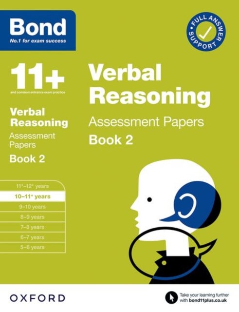Bond 11+ Verbal Reasoning Assessment Papers 10-11 Years Book 2: For 11+ GL assessment and Entrance E