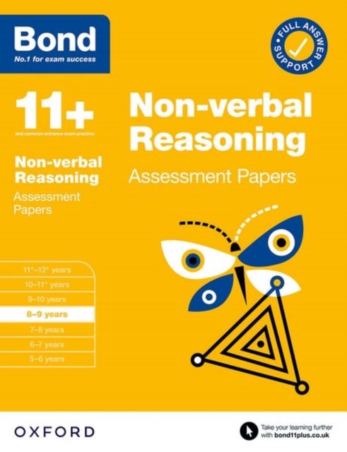 Bond 11+ Non-verbal Reasoning Assessment Papers 8-9 years (for GL Assessment & other 11 plus exams)