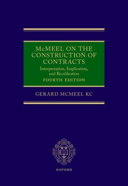 McMeel on the Construction of Contracts