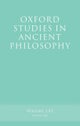 Oxford Studies in Ancient Philosophy, Volume 61
