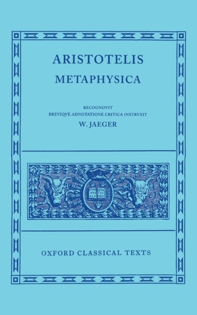 Aristotle Metaphysica