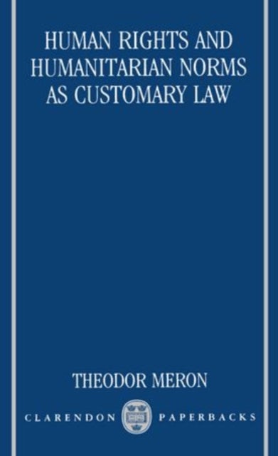 Human Rights and Humanitarian Norms as Customary Law