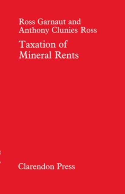 Taxation of Mineral Rents