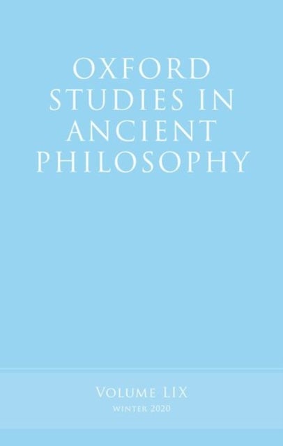 Oxford Studies in Ancient Philosophy, Volume 59