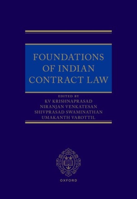 Foundations of Indian Contract Law