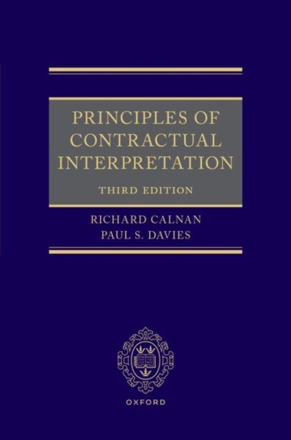 Principles of Contractual Interpretation 3e