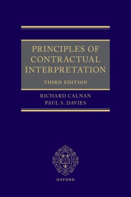 Principles of Contractual Interpretation 3e