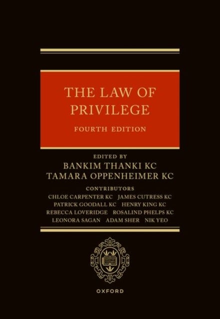 The Law of Privilege