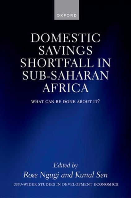 The Domestic Savings Shortfall in Sub-Saharan Africa - What Can Be Done About It?