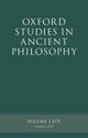 Oxford Studies in Ancient Philosophy