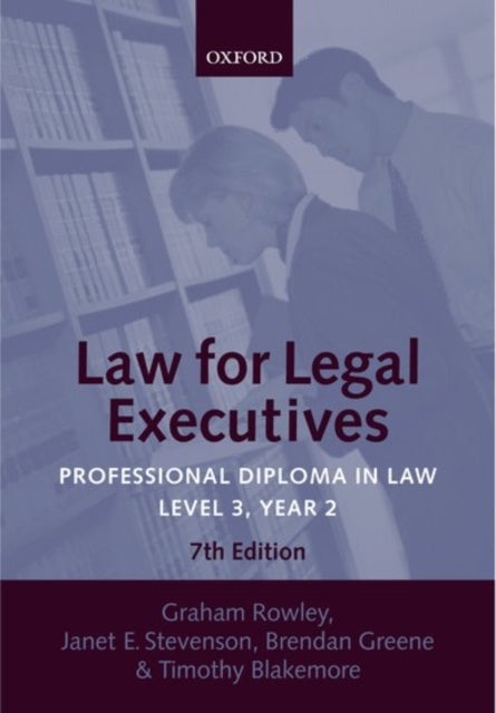 Law for Legal Executives - Professional Diploma in Law, Level 3 Year 2