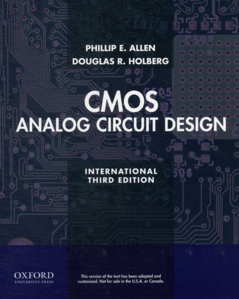 CMOS Analog Circuit Design
