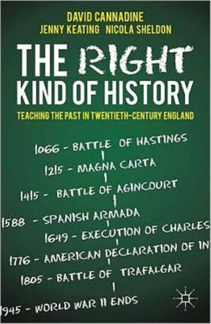 The Right Kind of History - Teaching the Past in Twentieth-Century England