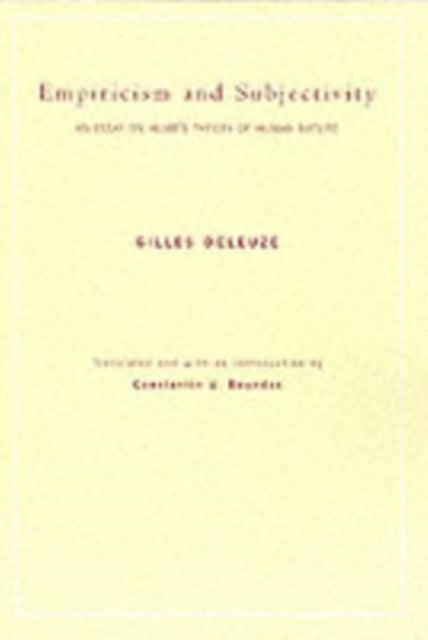 Empiricism and Subjectivity