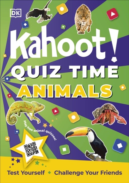 Kahoot! Quiz Time Animals - 250 Trivia Questions (with QR Codes Inside for 150 Interactive Bonus Questions) – Educational Kids Quiz Book