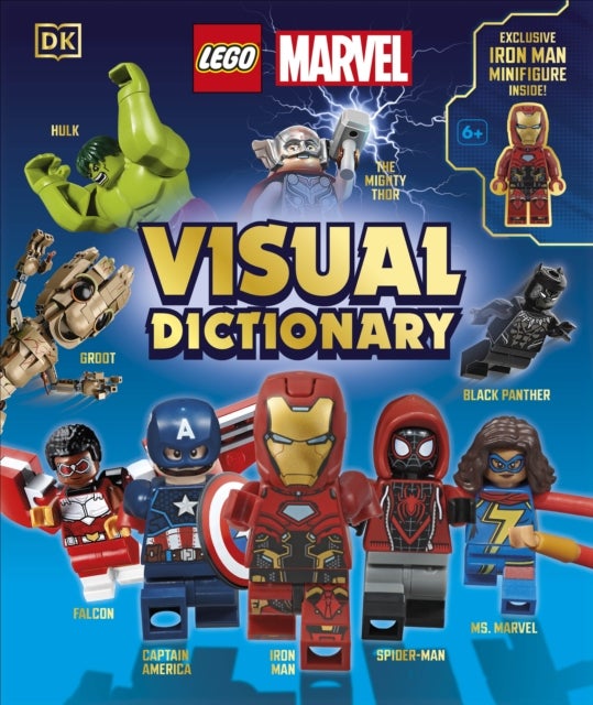 LEGO Marvel Visual Dictionary - With Exclusive LEGO Iron Man Minifigure