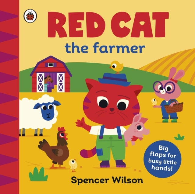 Red Cat the Farmer - With chunky lift-the-flaps