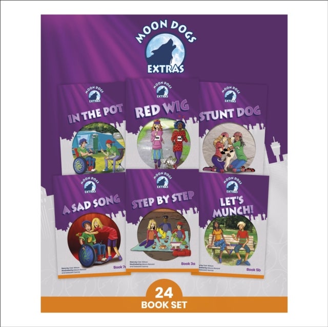 Phonic Books Moon Dogs Extras Set 2 - Adjacent consonants and consonant digraphs