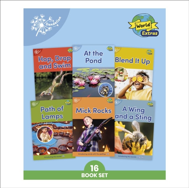 Phonic Books Dandelion World Extras Stages 8-15 - Adjacent consonants and consonant digraphs