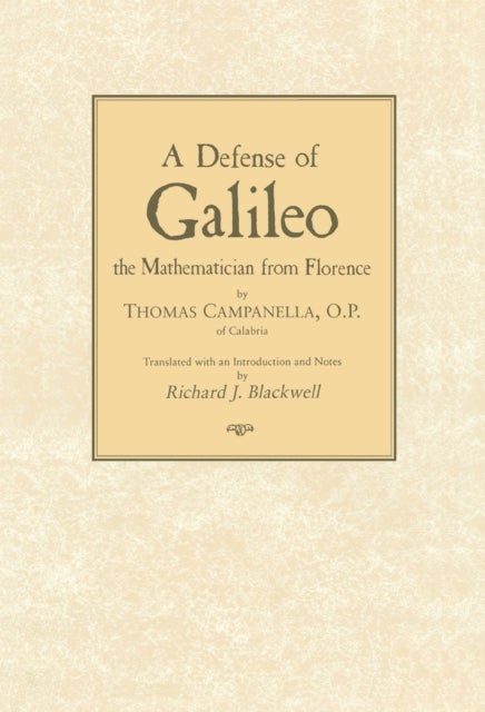 Defense of Galileo - The Mathematician from Florence