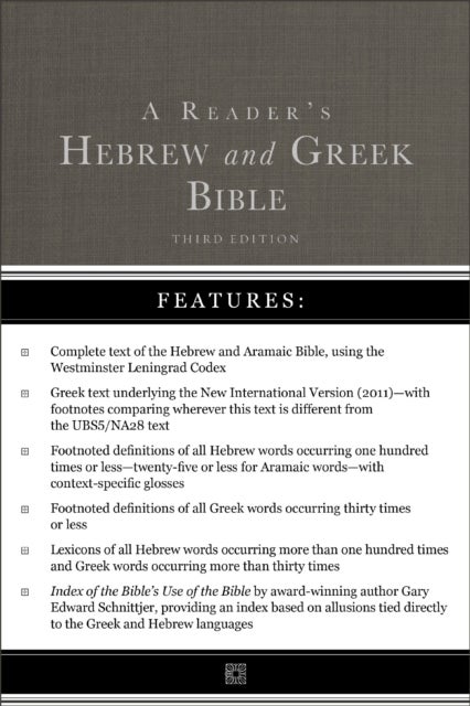 A Reader's Hebrew and Greek Bible - Third Edition