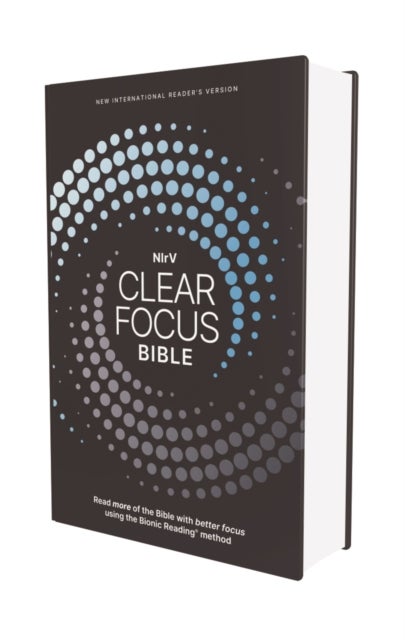 NIrV, Clear Focus Bible, Hardcover, Charcoal/Blue - Read more of the Bible with better focus using the Bionic Reading Method