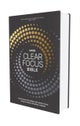 NASB, Clear Focus Bible, Hardcover, Charcoal/Gold