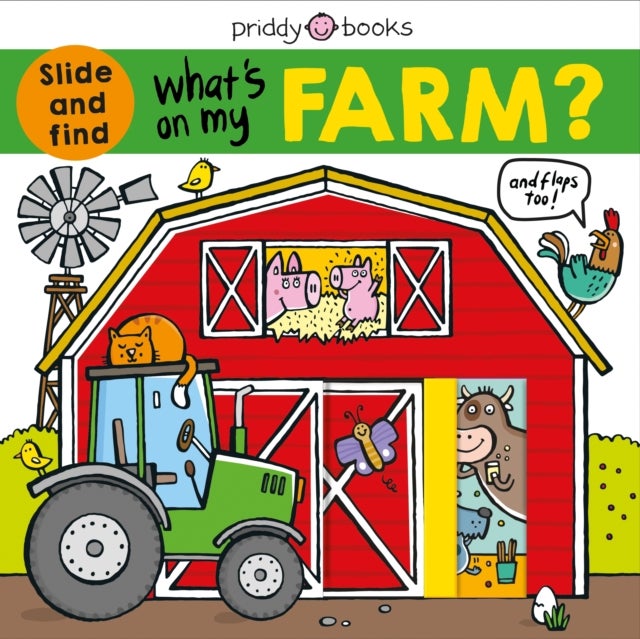 What's on My Farm? - A slide-and-find book with flaps